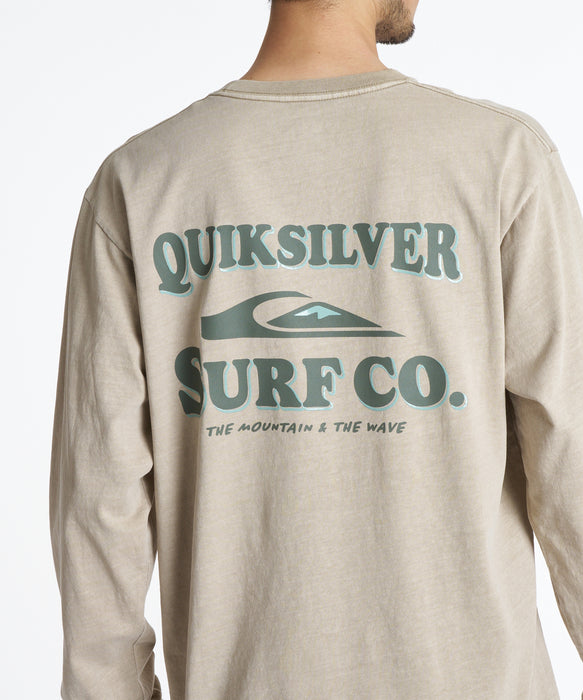 QUIKSILVER メンズ SURF CO LT ロンT 【2026年秋冬モデル】 BGE / XL