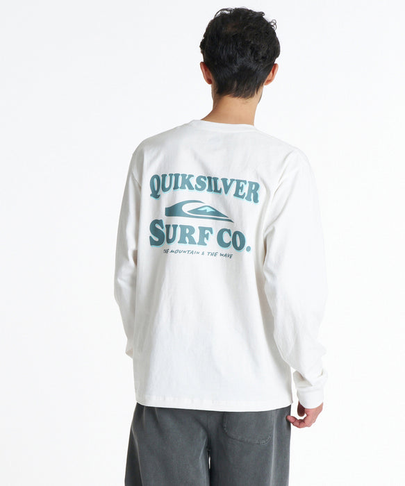 QUIKSILVER メンズ SURF CO LT ロンT 【2026年秋冬モデル】 WHT / XL