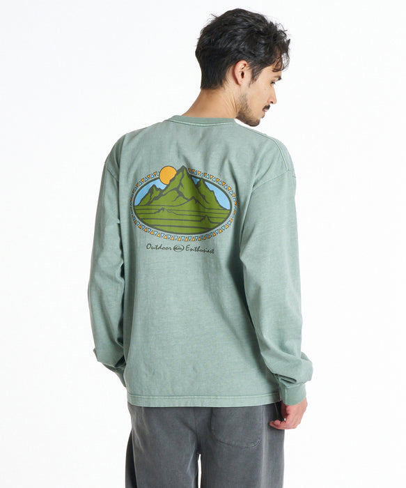 QUIKSILVER メンズ MOUNTAIN LOVERS LT ロンT 【2026年秋冬モデル】 OLV / XL