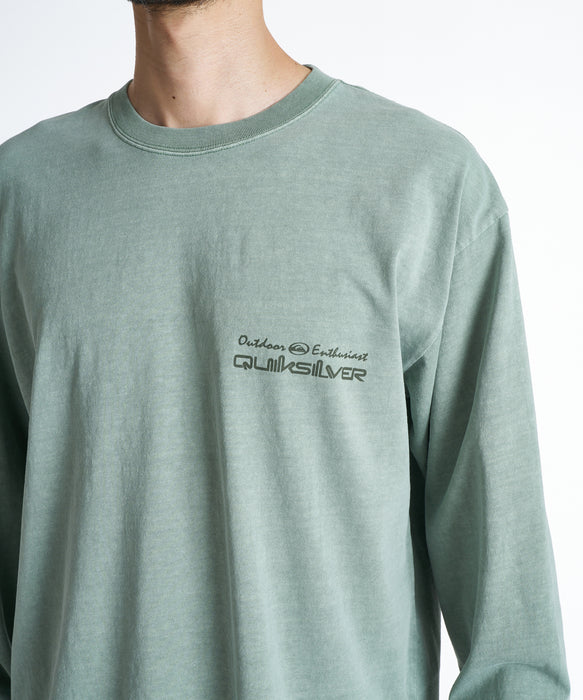 QUIKSILVER メンズ MOUNTAIN LOVERS LT ロンT 【2026年秋冬モデル】 OLV / XL