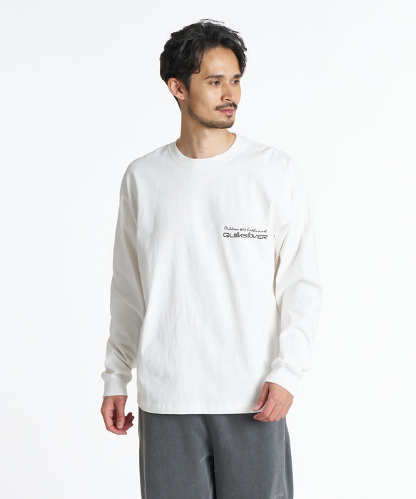 QUIKSILVER メンズ MOUNTAIN LOVERS LT ロンT 【2026年秋冬モデル】 WHT / XL
