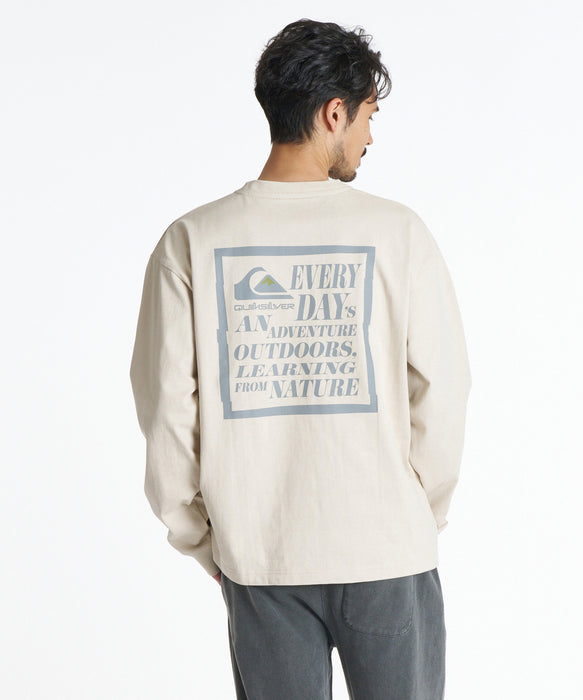 QUIKSILVER メンズ NATURE BOX LT ロンT 【2026年秋冬モデル】 BGE / XL