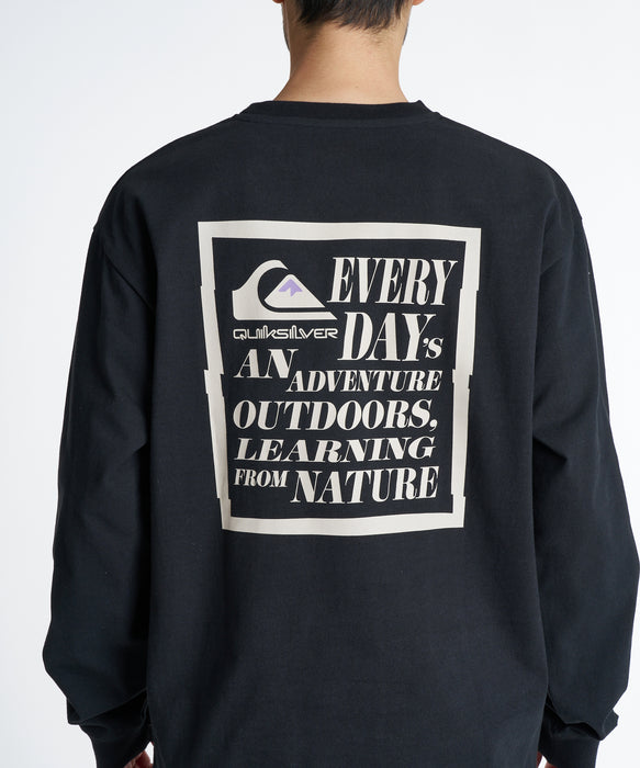 QUIKSILVER メンズ NATURE BOX LT ロンT 【2026年秋冬モデル】 BLK / XL