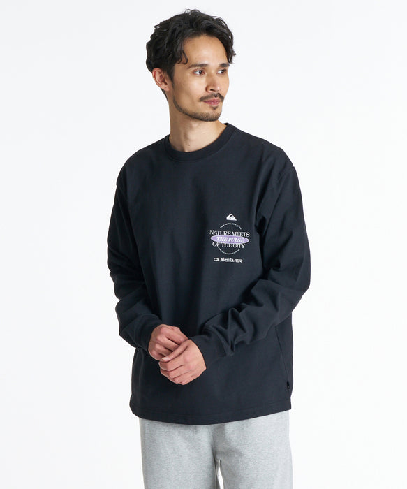 QUIKSILVER メンズ QS MEETS LT ロンT 【2026年秋冬モデル】 BLK / XL