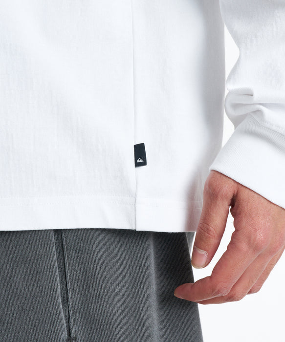 QUIKSILVER メンズ QS MEETS LT ロンT 【2026年秋冬モデル】 WHT / XL