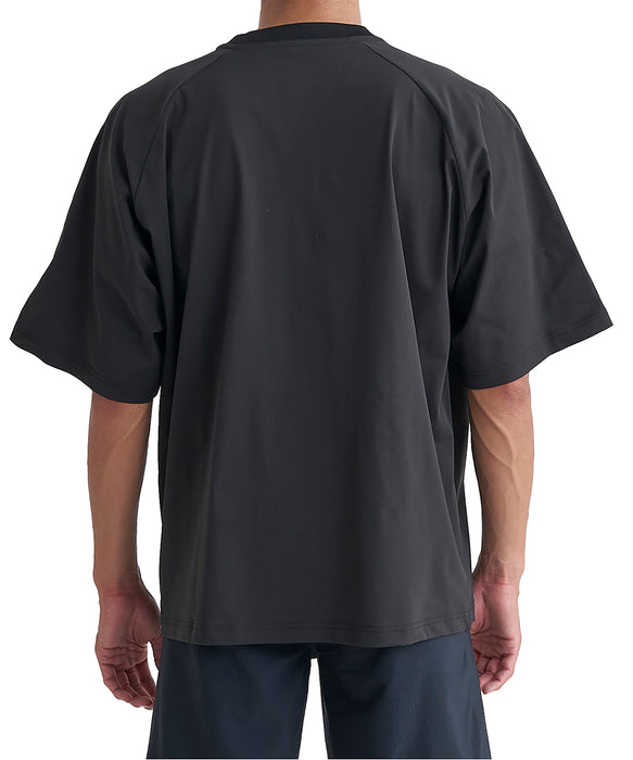 【OUTLET】QUIKSILVER メンズ GLWV CLICKER LOGO SS 半袖ラッシュガード サーフT 速乾