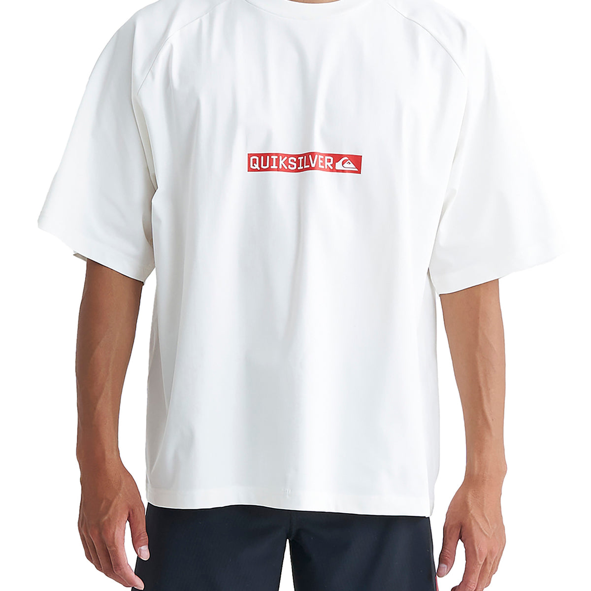 OUTLET】QUIKSILVER メンズ GLWV CLICKER LOGO SS 半袖ラッシュガード