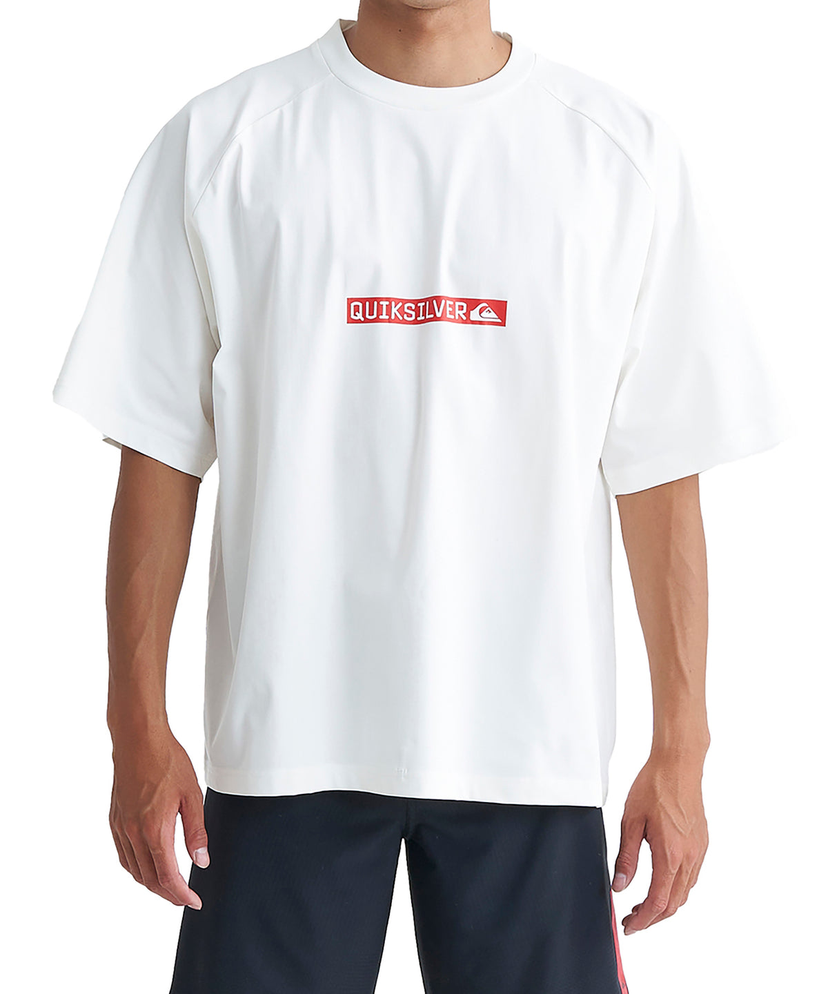 OUTLET】QUIKSILVER メンズ GLWV CLICKER LOGO SS 半袖ラッシュガード