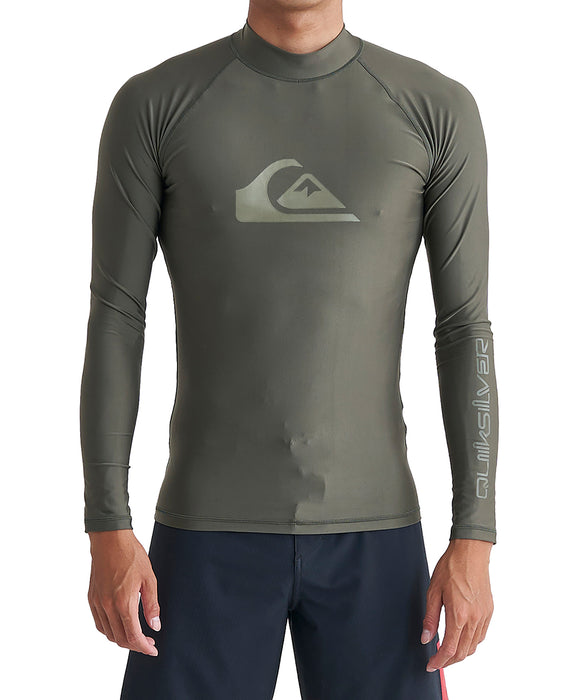 【OUTLET FAMILY SALE】Quiksilver ALL TIME LR ラッシュガード 長袖 メンズ