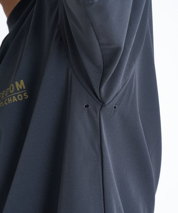 【OUTLET】QUIKSILVER メンズ WATER CONNECTION SS 半袖ラッシュガード サーフT UV CUT UPF 50+ ルーズフィット