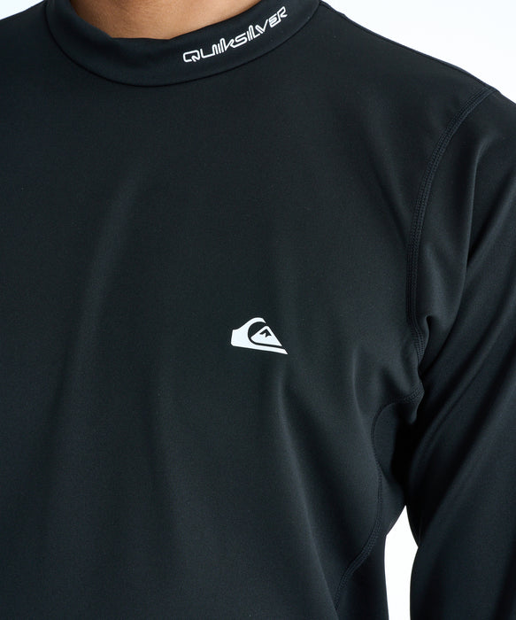 QUIKSILVER メンズ HIGHLINE RASHGUARD L 長袖ラッシュガード 【2026年春夏モデル】 BLK / XL