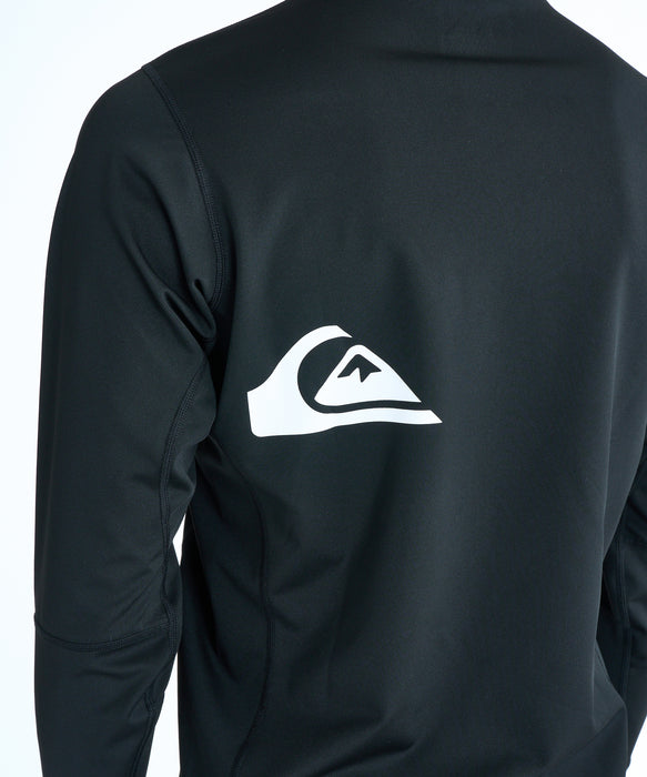 QUIKSILVER メンズ HIGHLINE RASHGUARD L 長袖ラッシュガード 【2026年春夏モデル】 BLK / XL