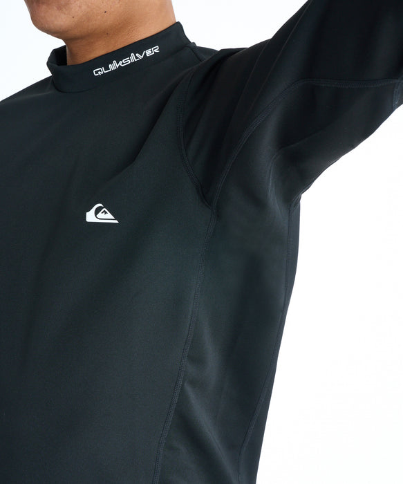 QUIKSILVER メンズ HIGHLINE RASHGUARD L 長袖ラッシュガード 【2026年春夏モデル】 BLK / XL