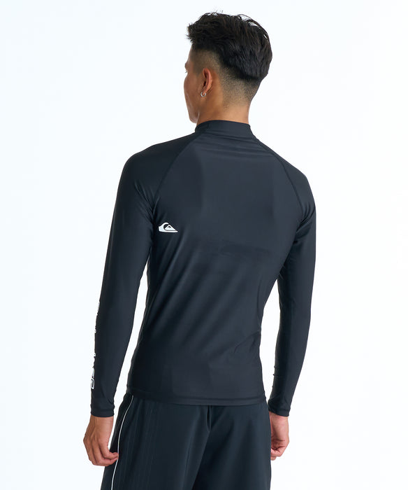 QUIKSILVER メンズ/ユニセックス ALL TIME LR 長袖ラッシュガード 速乾