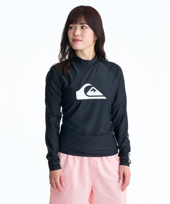 QUIKSILVER メンズ ALL TIME LR 長袖ラッシュガード 【2026年春夏モデル】 BLK1 / XL