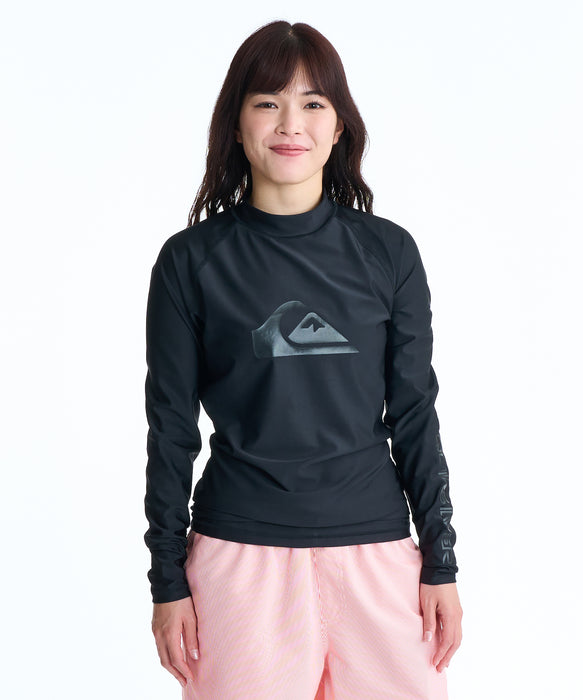 QUIKSILVER メンズ ALL TIME LR 長袖ラッシュガード 【2026年春夏モデル】 BLK2 / XL