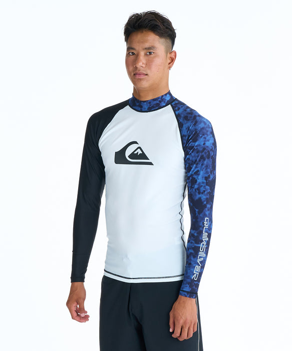 QUIKSILVER メンズ ALL TIME LR 長袖ラッシュガード 【2026年春夏モデル】 CRY / XL