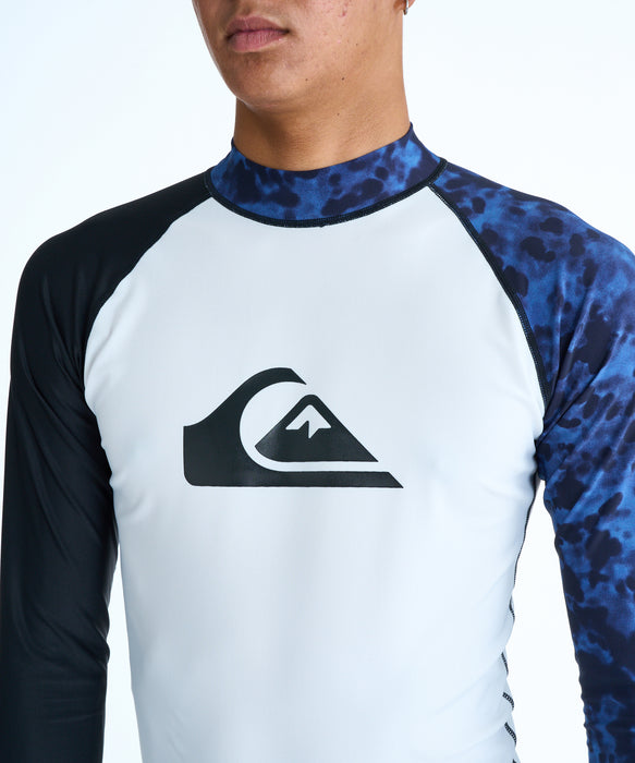QUIKSILVER メンズ ALL TIME LR 長袖ラッシュガード 【2026年春夏モデル】 CRY / XL