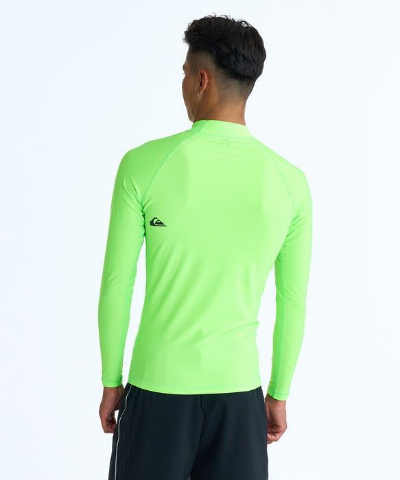 QUIKSILVER メンズ ALL TIME LR 長袖ラッシュガード 【2026年春夏モデル】 GRN / XL