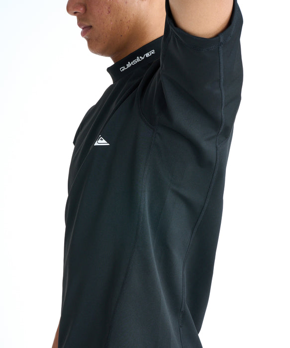 QUIKSILVER メンズ HIGHLINE RASHGUARD S ラッシュガード 【2026年春夏モデル】 BLK / XL
