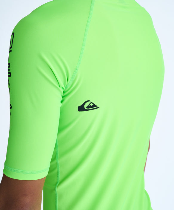 QUIKSILVER メンズ ALL TIME SR ラッシュガード 【2026年春夏モデル】 GRN / XL