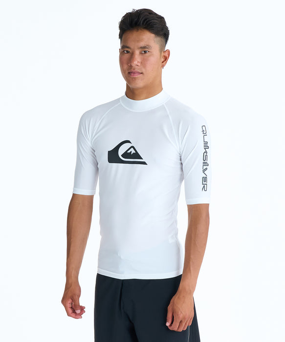 QUIKSILVER メンズ ALL TIME SR ラッシュガード 【2026年春夏モデル】 WHT / XL