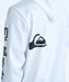 QUIKSILVER メンズ OMNI MW ZIP HOODIE ジップラッシュガード 【2026年春夏モデル】 WHT / XL