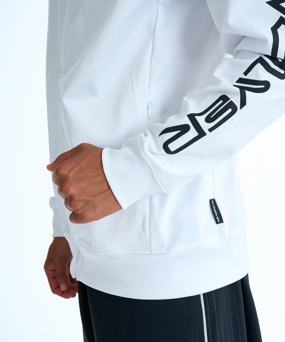 QUIKSILVER メンズ OMNI MW ZIP HOODIE ジップラッシュガード 【2026年春夏モデル】 WHT / XL