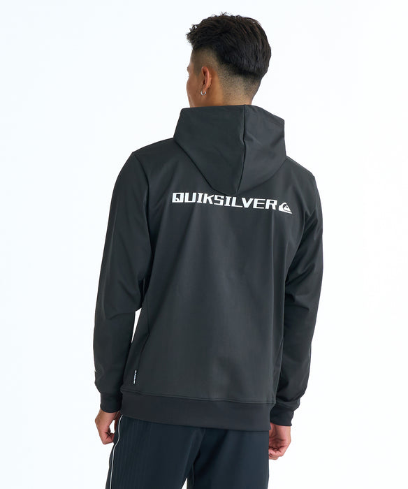QUIKSILVER メンズ DOUBLE SIDED QSMW ZI ジップラッシュガード 【2026年春夏モデル】 BLK / XL