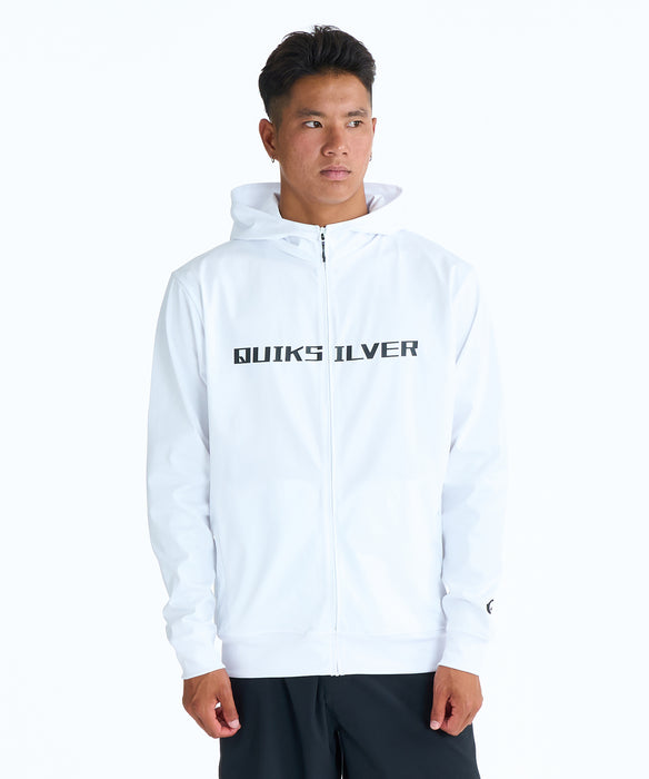 QUIKSILVER メンズ DOUBLE SIDED QSMW ZI ジップラッシュガード 【2026年春夏モデル】 WHT / XL
