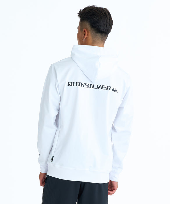 QUIKSILVER メンズ DOUBLE SIDED QSMW ZI ジップラッシュガード 【2026年春夏モデル】 WHT / XL