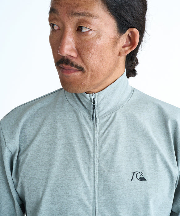 QUIKSILVER メンズ CHECKER ZIP ジップラッシュガード 【2026年春夏モデル】 HTR / XL