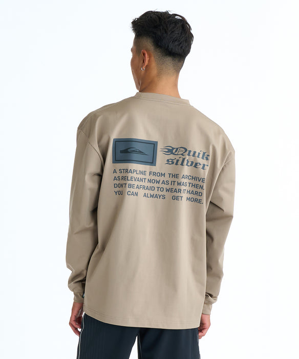 QUIKSILVER メンズ MERCURY BOX LS 長袖サーフTシャツ 【2026年春夏モデル】 KHA / XL