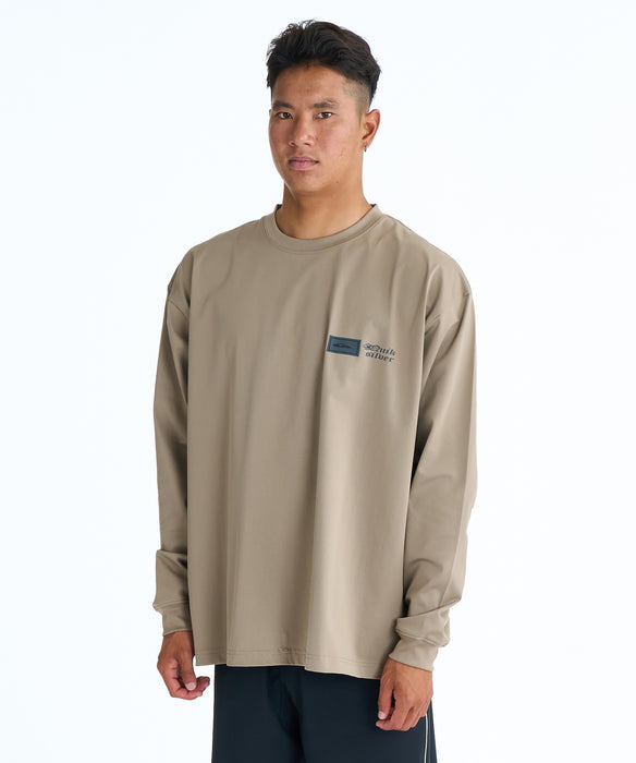QUIKSILVER メンズ MERCURY BOX LS 長袖サーフTシャツ 【2026年春夏モデル】 KHA / XL