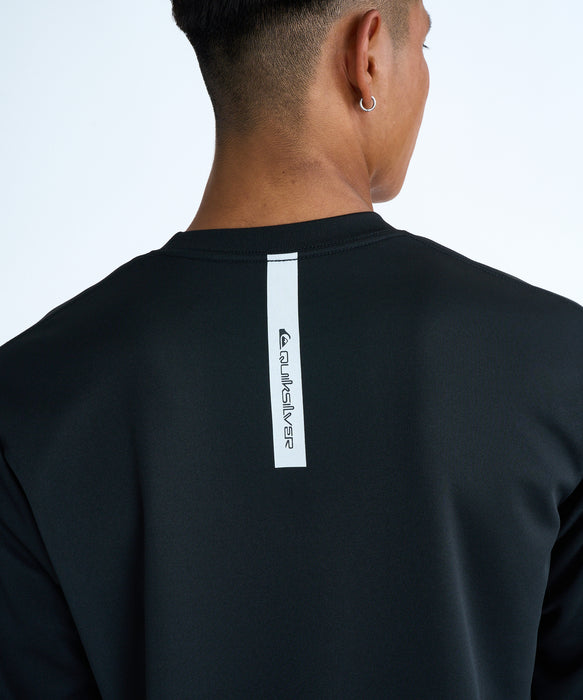 QUIKSILVER メンズ COMP LOGO LS 長袖サーフTシャツ 【2026年春夏モデル】 BLK / XL