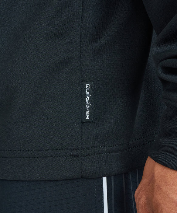 QUIKSILVER メンズ COMP LOGO LS 長袖サーフTシャツ 【2026年春夏モデル】 BLK / XL