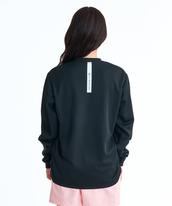 QUIKSILVER メンズ COMP LOGO LS 長袖サーフTシャツ 【2026年春夏モデル】 BLK / XL