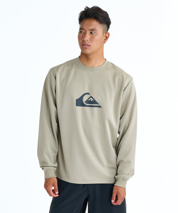 QUIKSILVER メンズ COMP LOGO LS 長袖サーフTシャツ 【2026年春夏モデル】 KHA / XL
