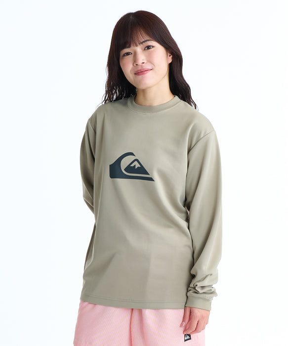 QUIKSILVER メンズ COMP LOGO LS 長袖サーフTシャツ 【2026年春夏モデル】 KHA / XL