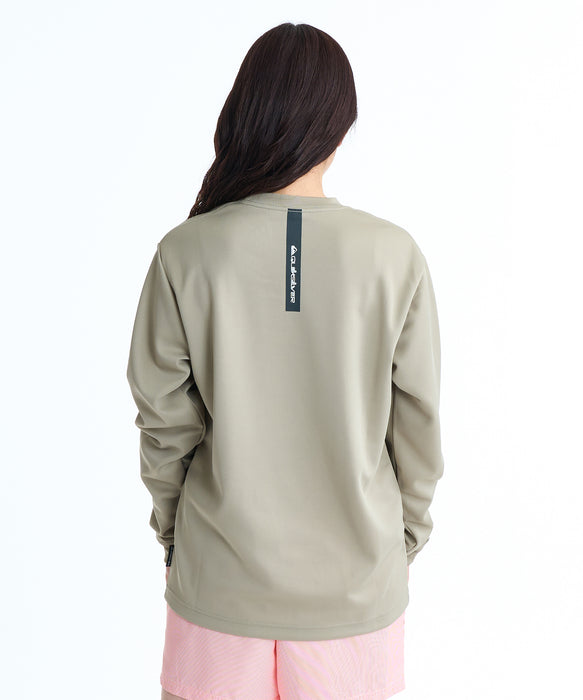 QUIKSILVER メンズ COMP LOGO LS 長袖サーフTシャツ 【2026年春夏モデル】 KHA / XL
