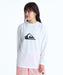 QUIKSILVER メンズ COMP LOGO LS 長袖サーフTシャツ 【2026年春夏モデル】 WHT / XL