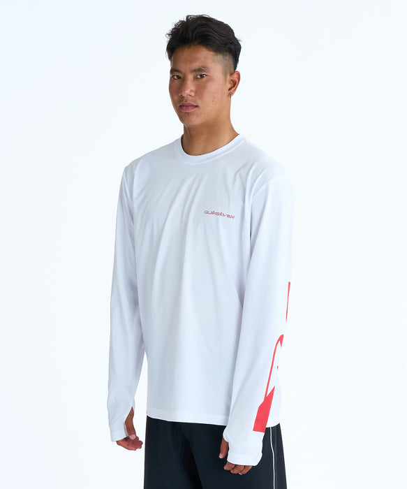 QUIKSILVER メンズ HOLMES LS 長袖サーフTシャツ 【2026年春夏モデル】 WHT / XL
