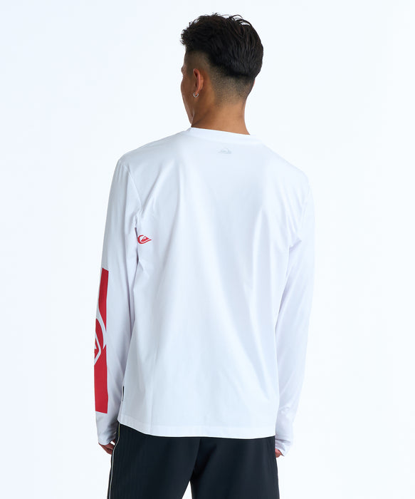 QUIKSILVER メンズ HOLMES LS 長袖サーフTシャツ 【2026年春夏モデル】 WHT / XL