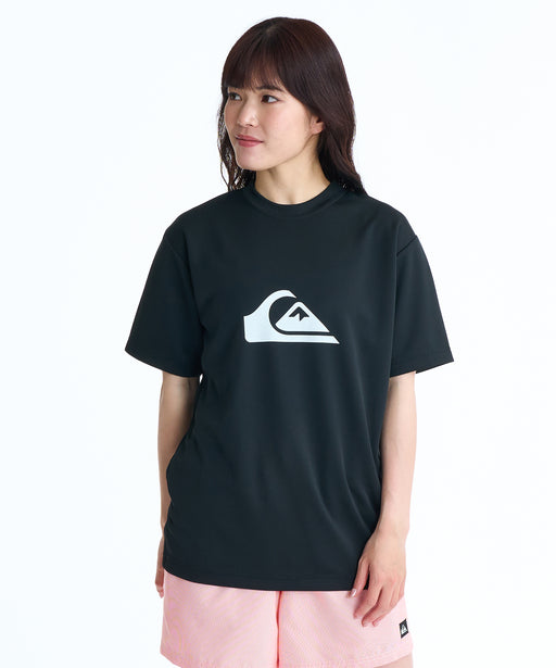 QUIKSILVER メンズ COMP LOGO SS サーフTシャツ 【2026年春夏モデル】 BLK / XL