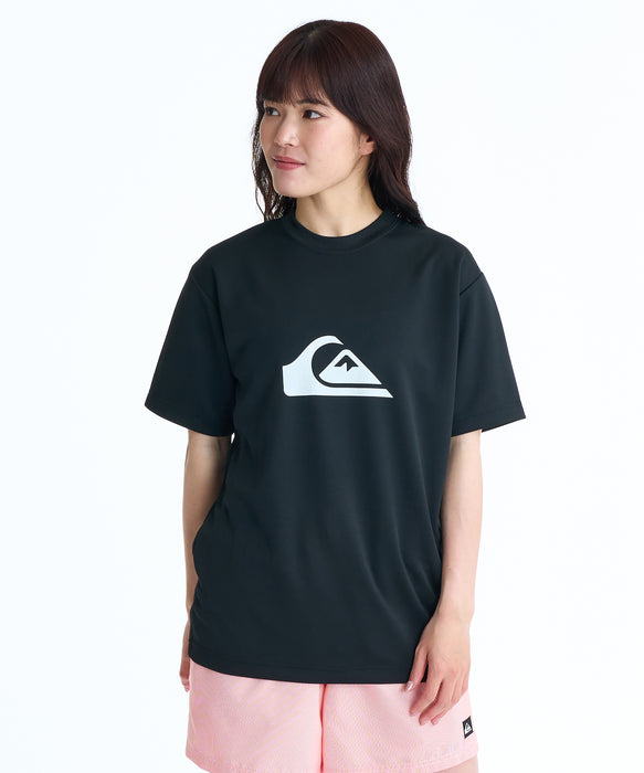 QUIKSILVER メンズ COMP LOGO SS サーフTシャツ 【2026年春夏モデル】 BLK / XL