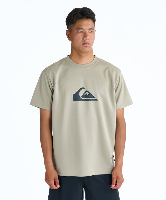QUIKSILVER メンズ COMP LOGO SS サーフTシャツ 【2026年春夏モデル】 KHA / XL