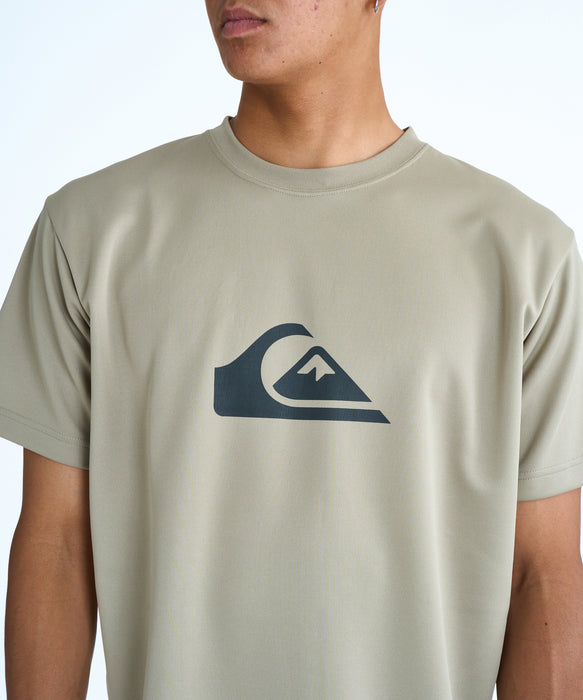 QUIKSILVER メンズ COMP LOGO SS サーフTシャツ 【2026年春夏モデル】 KHA / XL