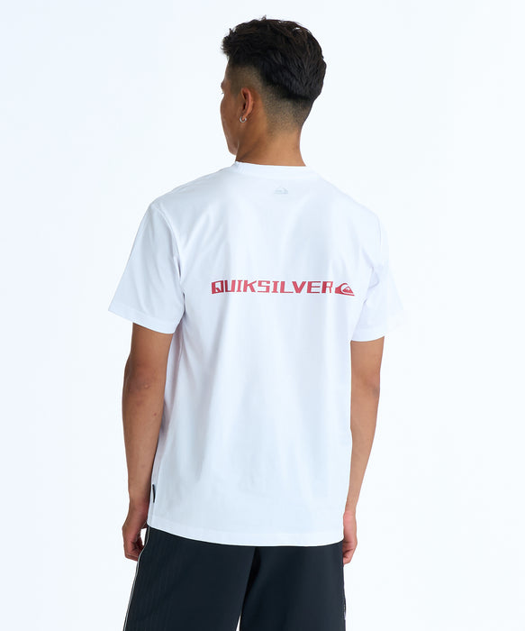 QUIKSILVER メンズ FONT QSMW SS サーフTシャツ 【2026年春夏モデル】 WHT / XL
