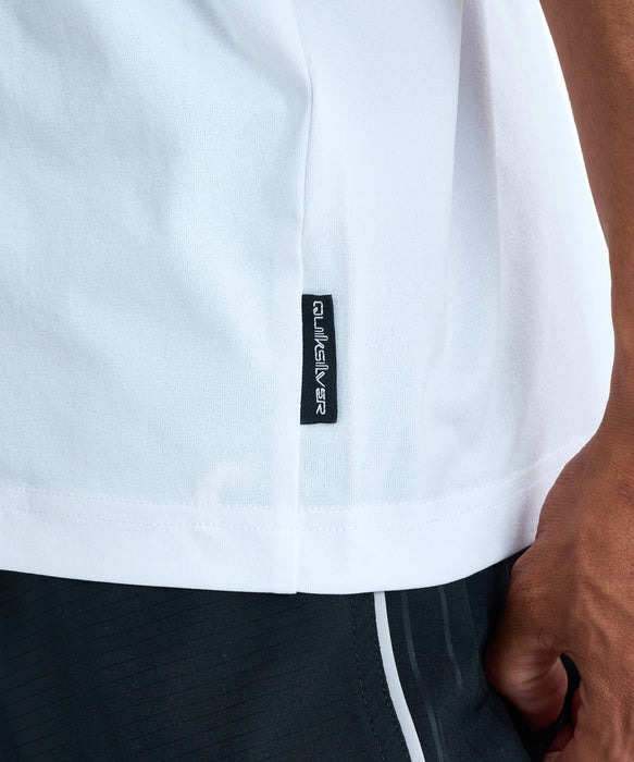 QUIKSILVER メンズ FONT QSMW SS サーフTシャツ 【2026年春夏モデル】 WHT / XL
