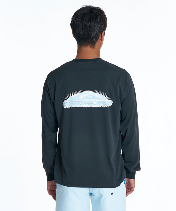 QUIKSILVER メンズ FADE SPECTRUM LS 長袖サーフTシャツ 【2026年夏モデル】 BLK / XL